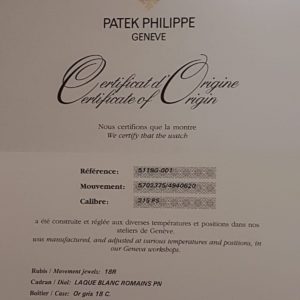 Patek Philippe Calatrava réf.5119G-001