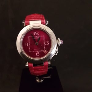 Cartier-Pasha-2324-automatique-cerise-montredecollection