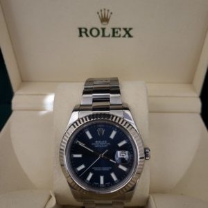 Rolex date just Oyster II 41 mm Réf. 116334 full set circa 2016