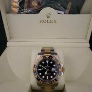 Rolex GMT réf.116713LN Or & Acier Circa 2010